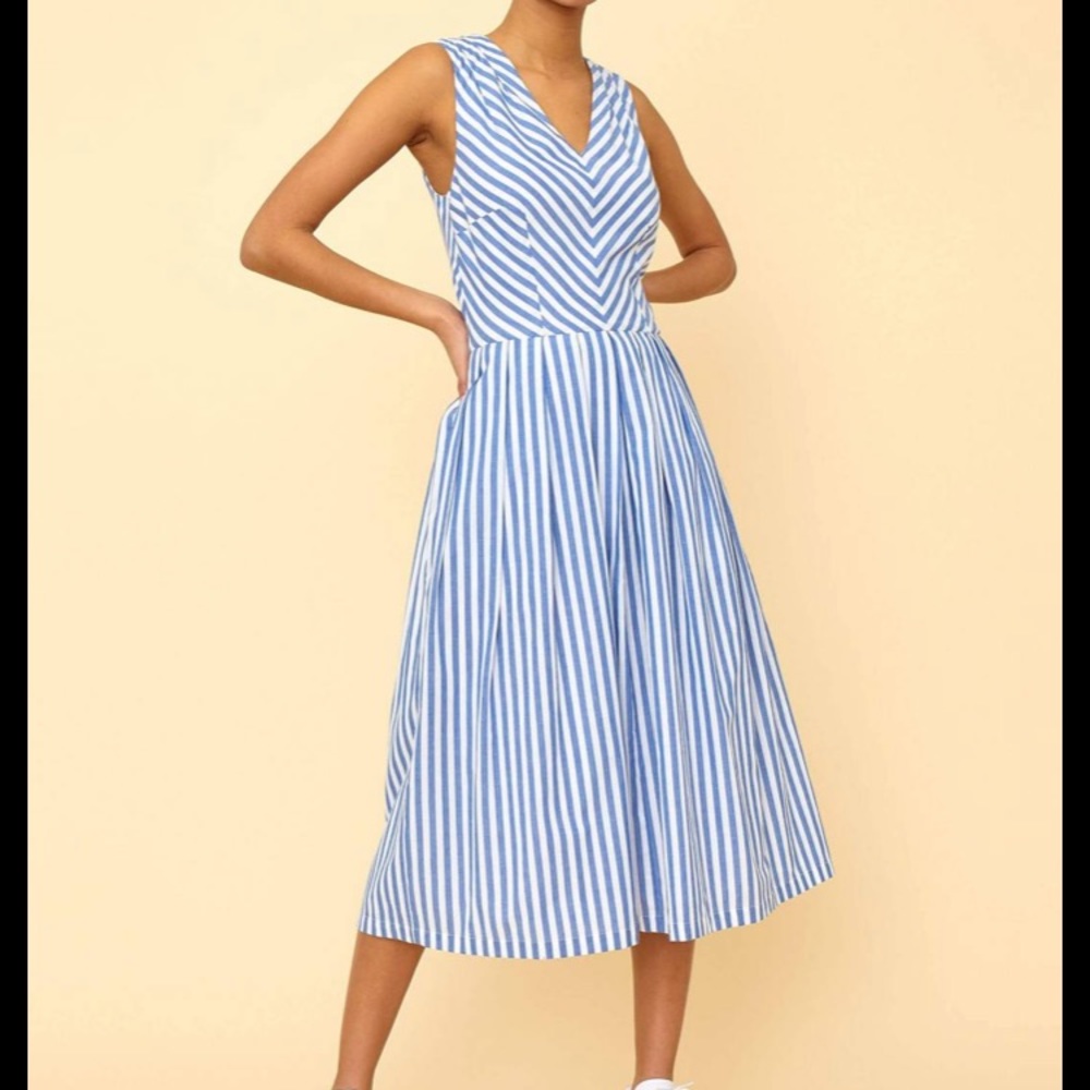 Emily and Fin Josie Blue Stipes